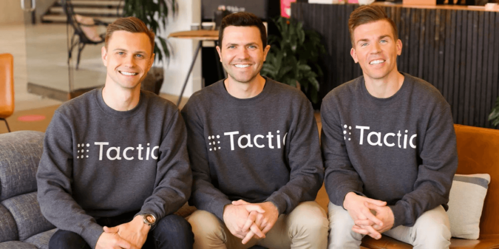 Chris Barcus, Austin Hale and Reid Hiatt - the founders of Tactic