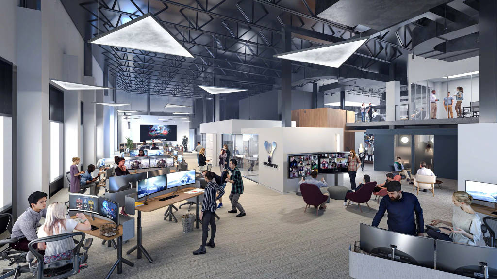 Hybrid Office Space: Bungie Example